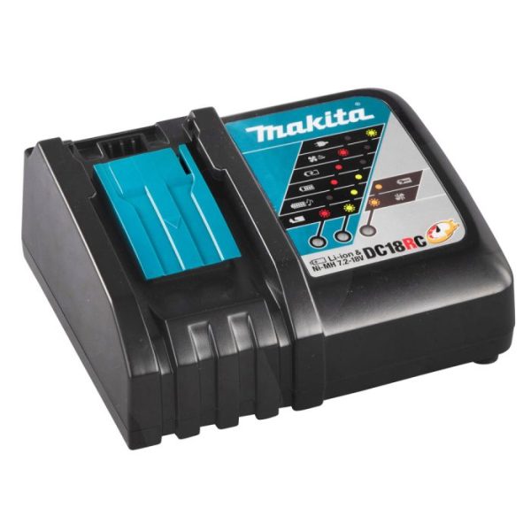 Makita DC18RC 18v LXT Li-Ion Fast Battery Charger 7.2 / 14.4 / 18v - Image 2